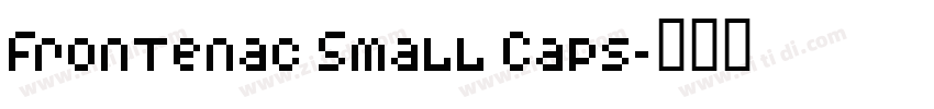 Frontenac Small Caps字体转换